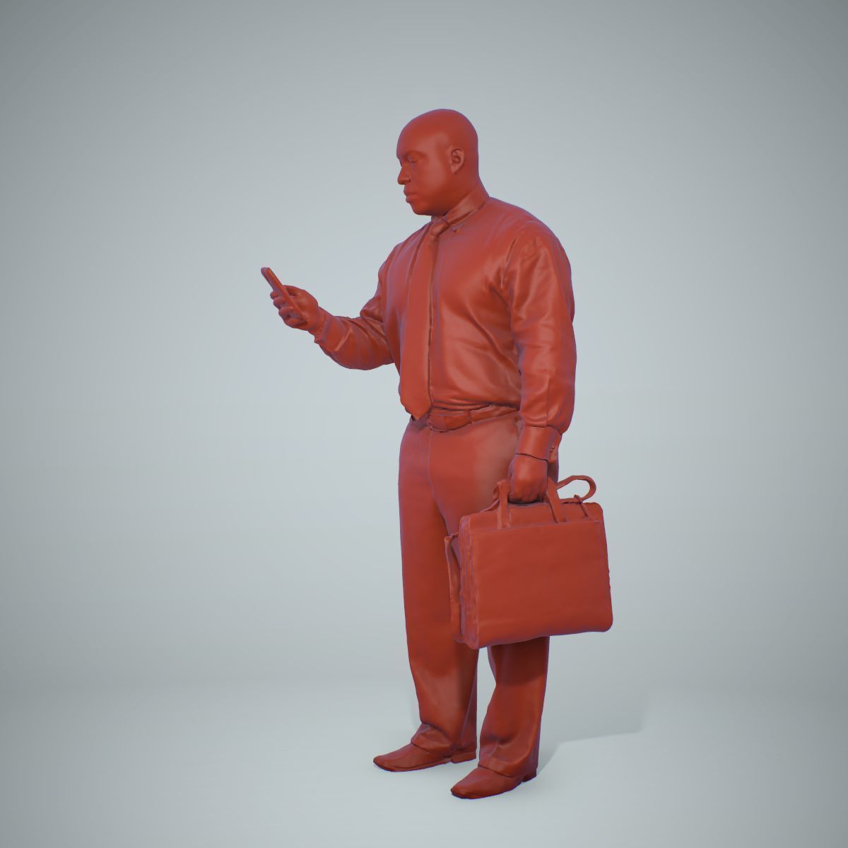 Business Man with Phone and Suitcase BMan0201-HD2-O01P01-S 3D model_41