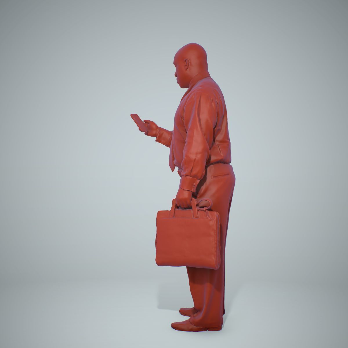 Business Man with Phone and Suitcase BMan0201-HD2-O01P01-S 3D model_46