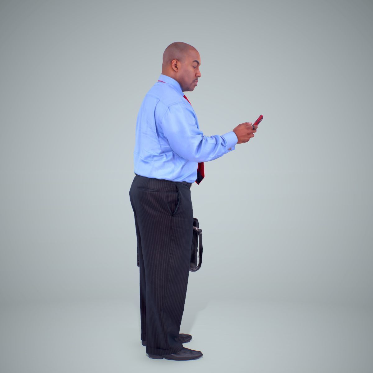 Business Man with Phone and Suitcase BMan0201-HD2-O01P01-S 3D model_27