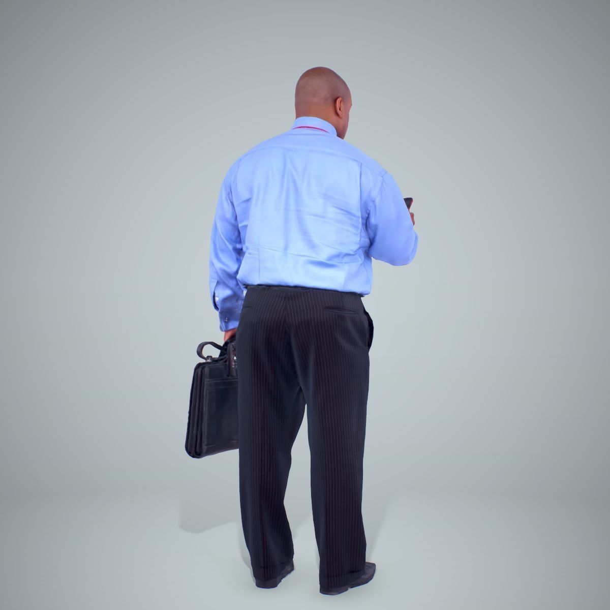 Business Man with Phone and Suitcase BMan0201-HD2-O01P01-S 3D model_21
