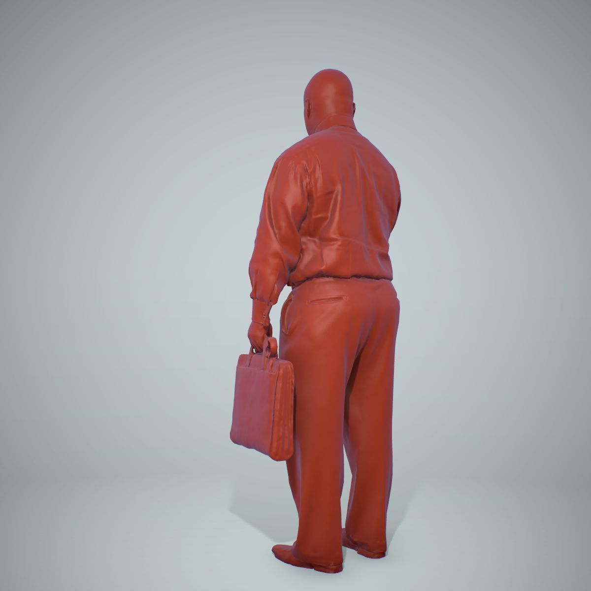 Business Man with Phone and Suitcase BMan0201-HD2-O01P01-S 3D model_50