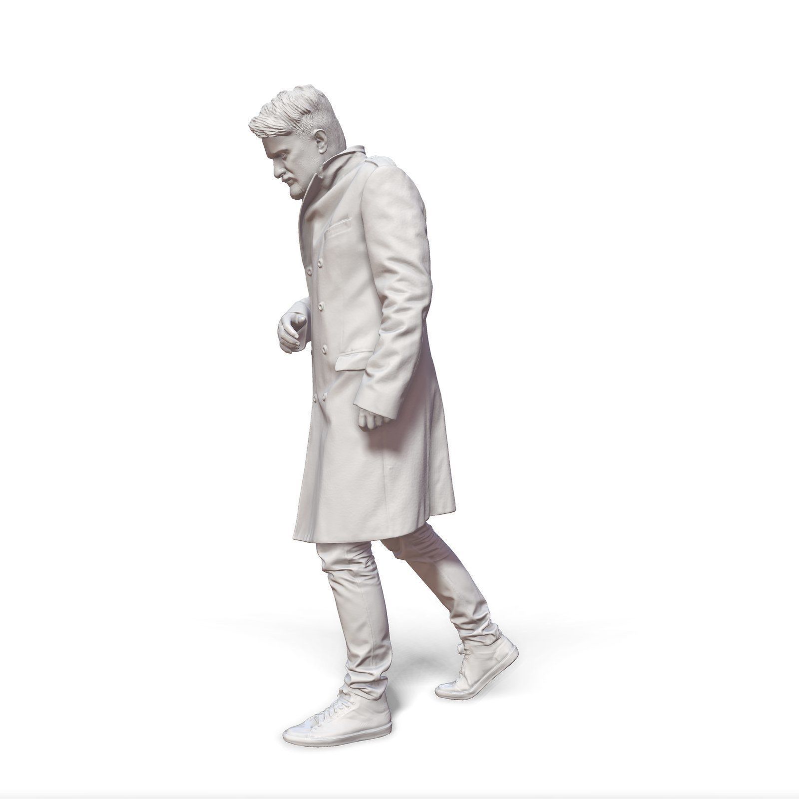 Walking Man with Coat CMan0343-HD2-O02P01-S 3D model_65