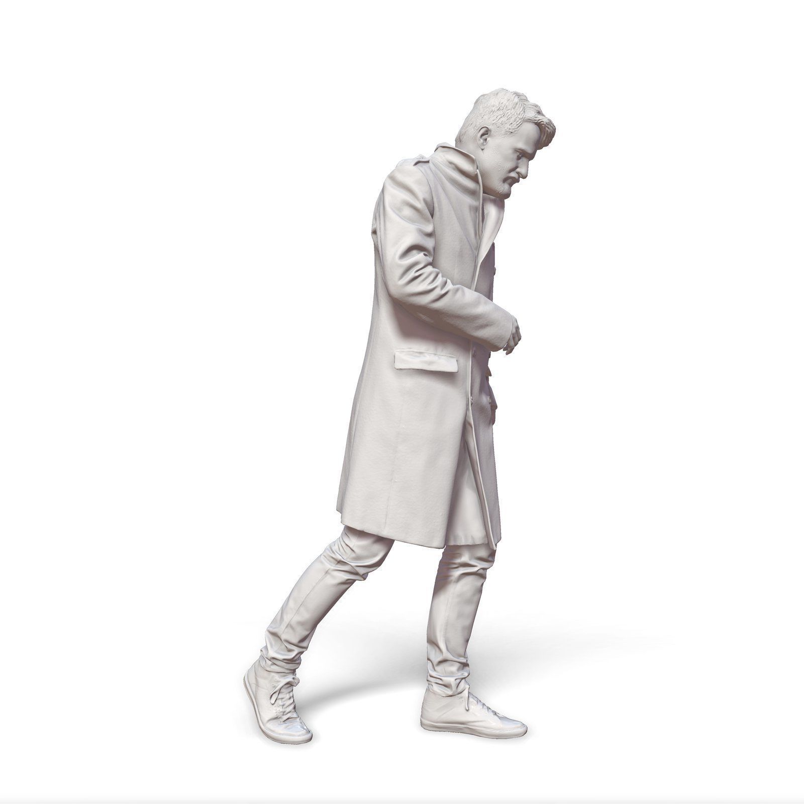 Walking Man with Coat CMan0343-HD2-O02P01-S 3D model_43