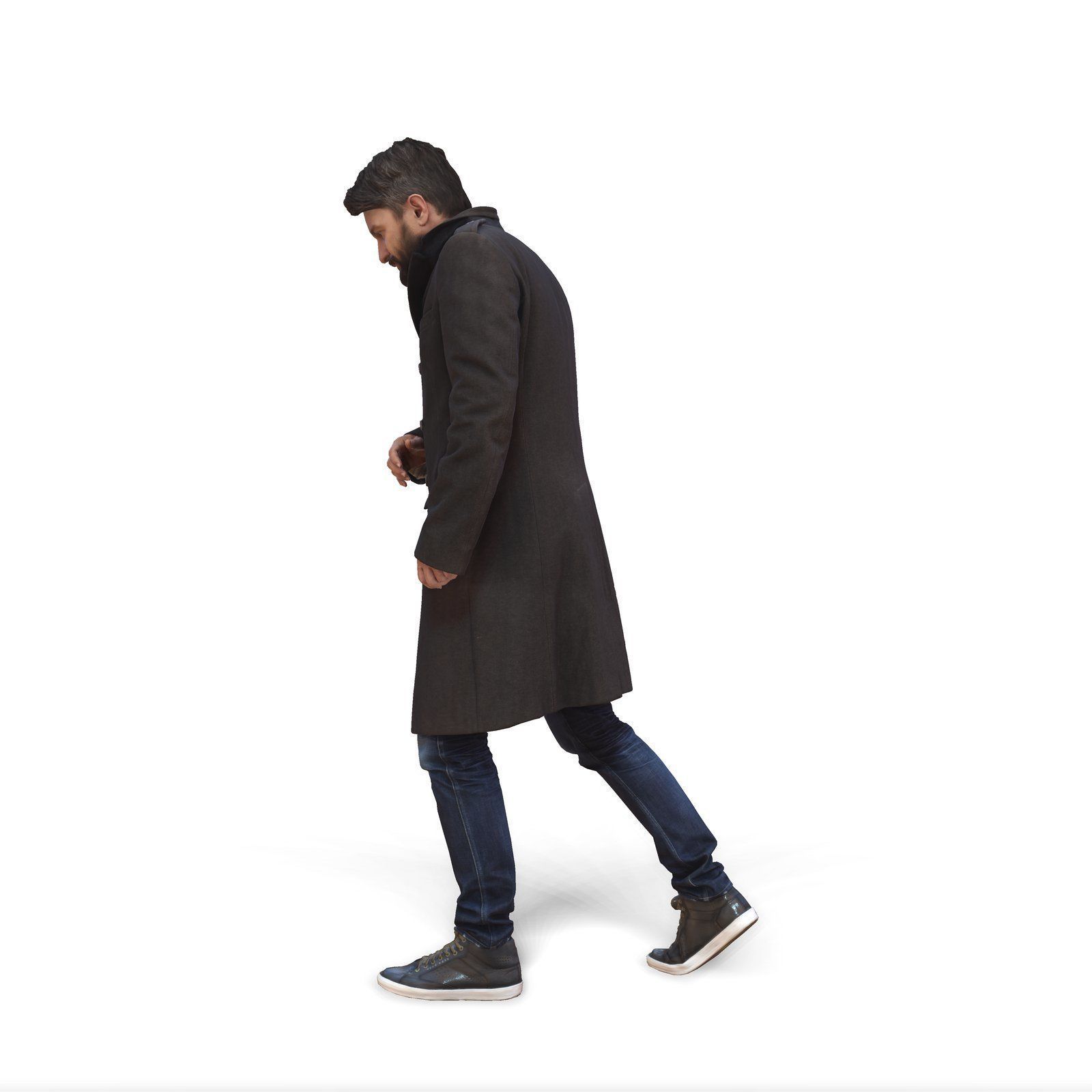 Walking Man with Coat CMan0343-HD2-O02P01-S 3D model_27