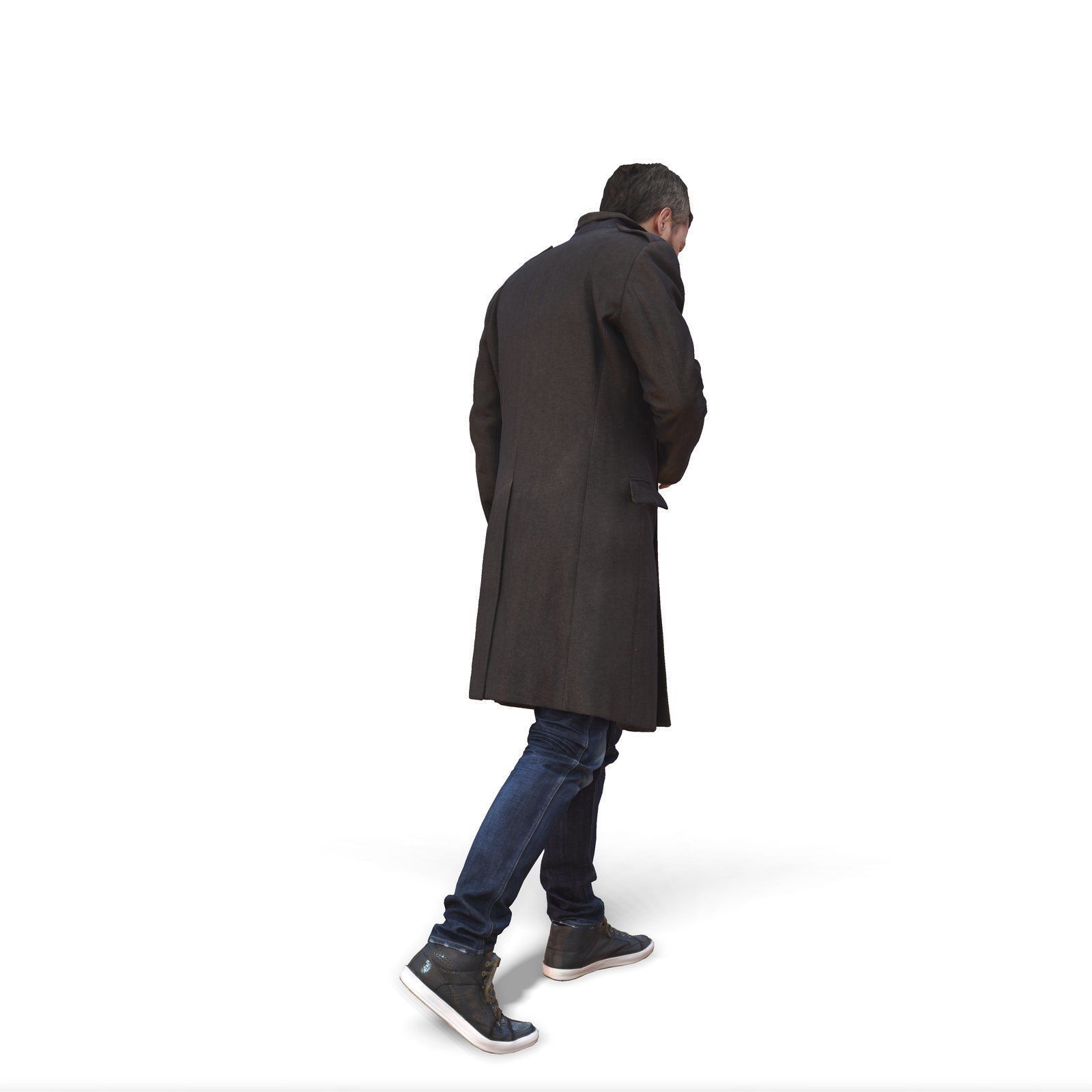 Walking Man with Coat CMan0343-HD2-O02P01-S 3D model_14