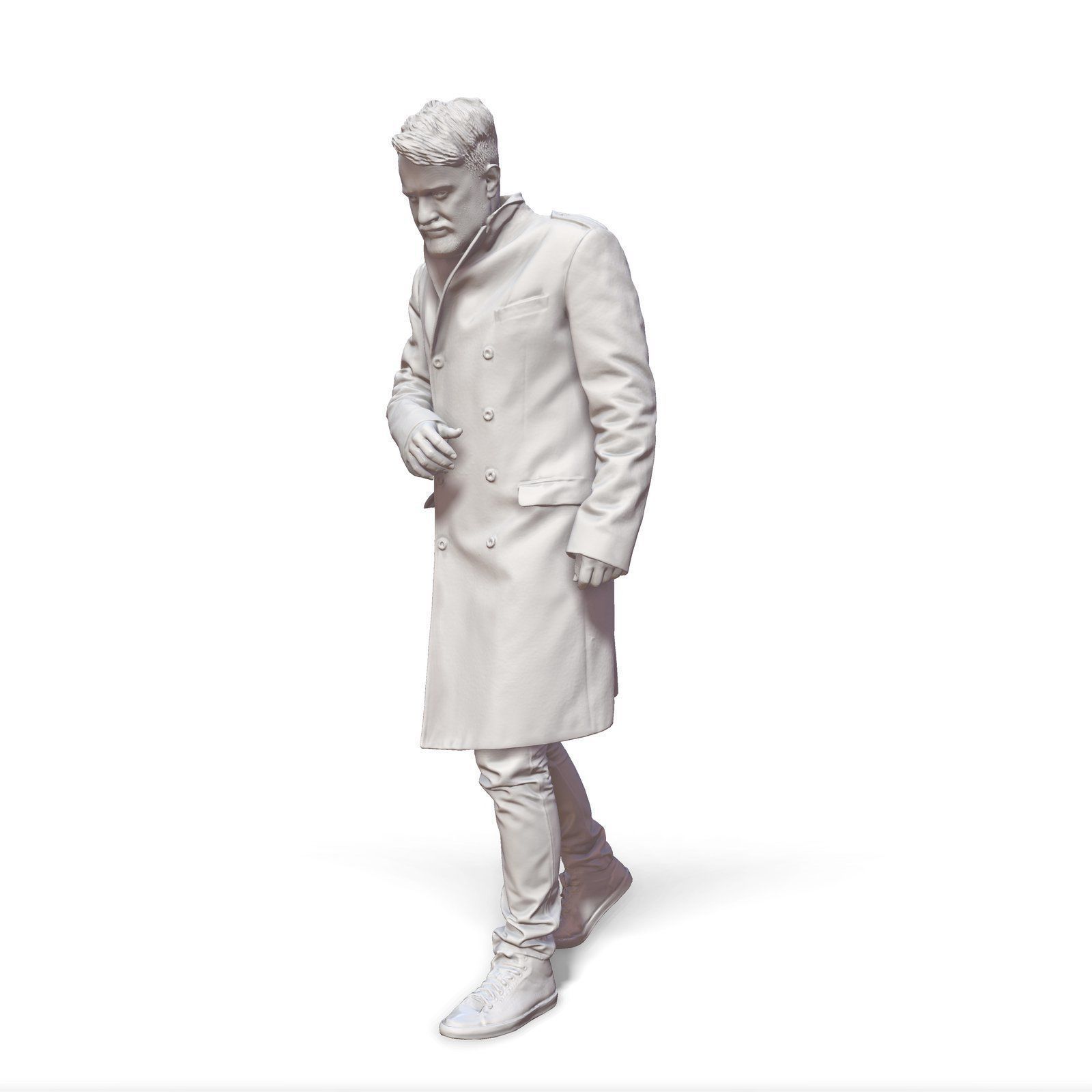 Walking Man with Coat CMan0343-HD2-O02P01-S 3D model_68