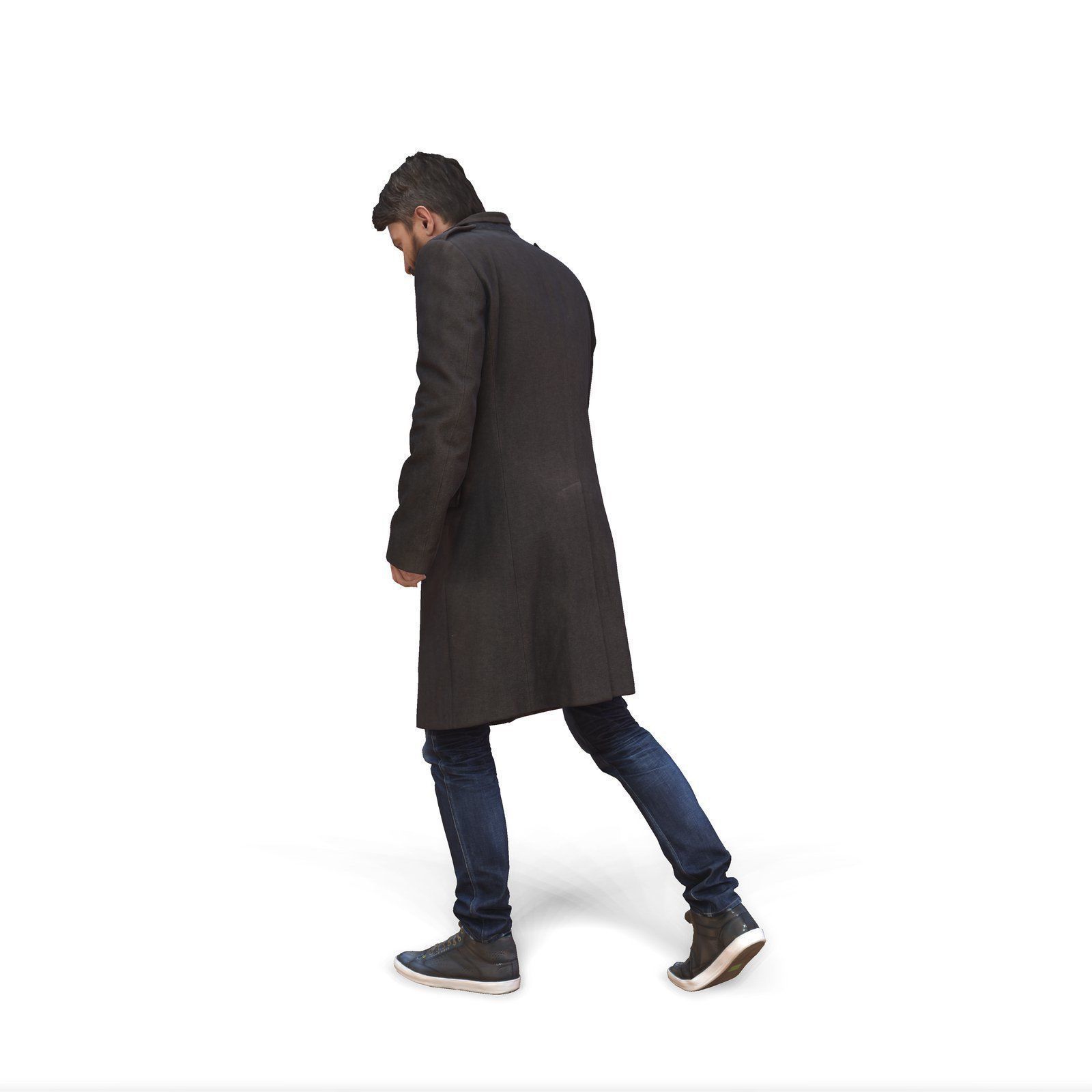 Walking Man with Coat CMan0343-HD2-O02P01-S 3D model_25