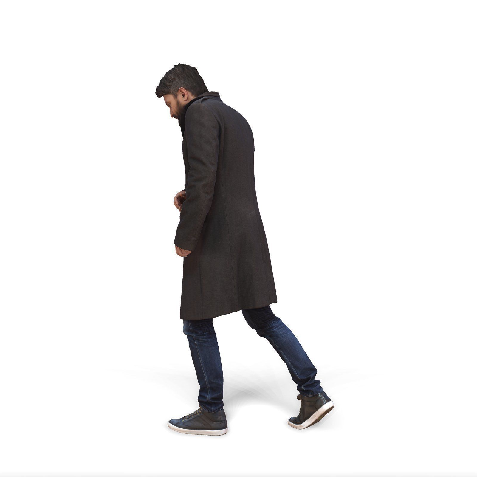 Walking Man with Coat CMan0343-HD2-O02P01-S 3D model_26