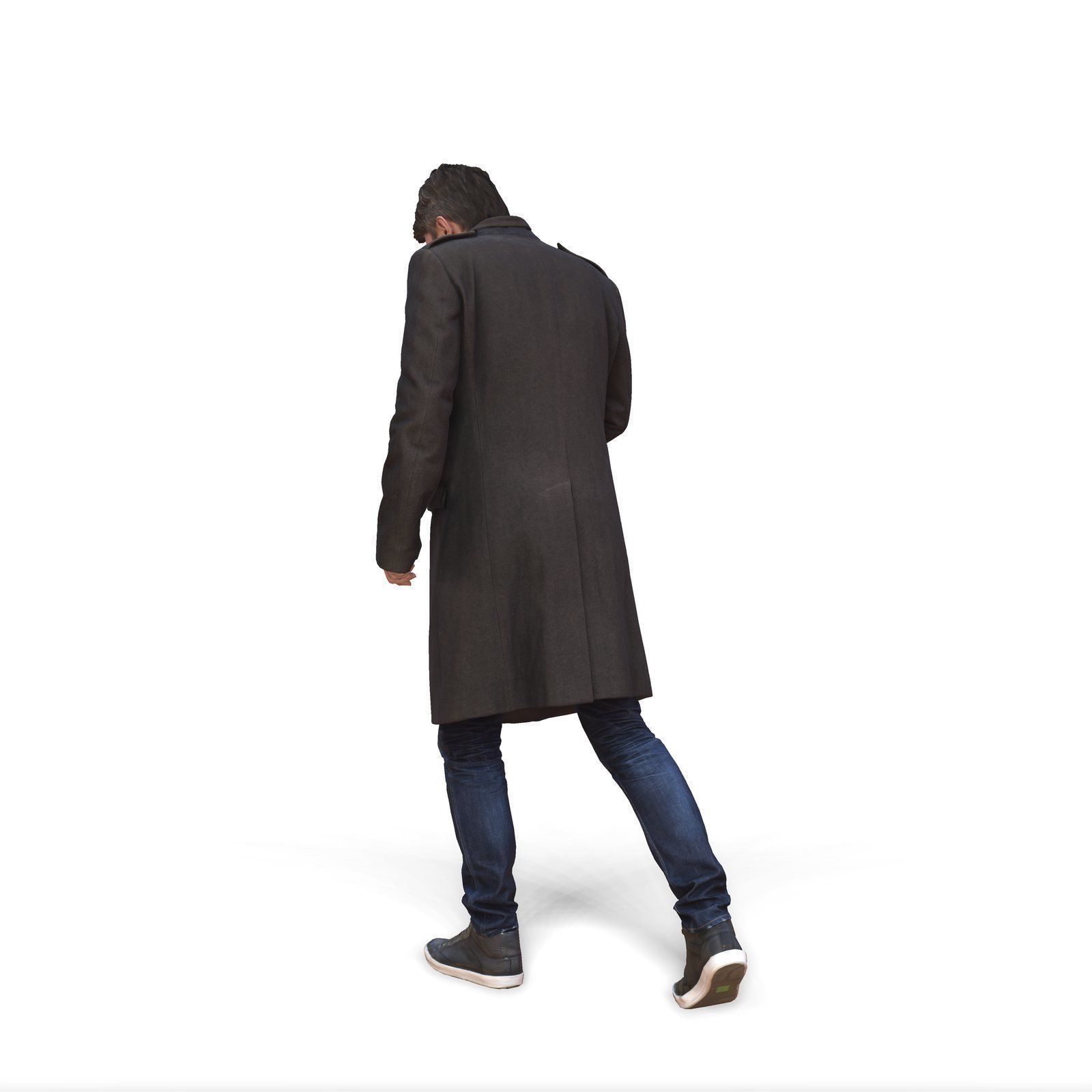 Walking Man with Coat CMan0343-HD2-O02P01-S 3D model_23