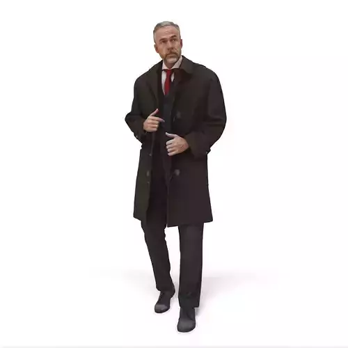 Standing Man with Coat CMan0342-HD2-O02P01-S