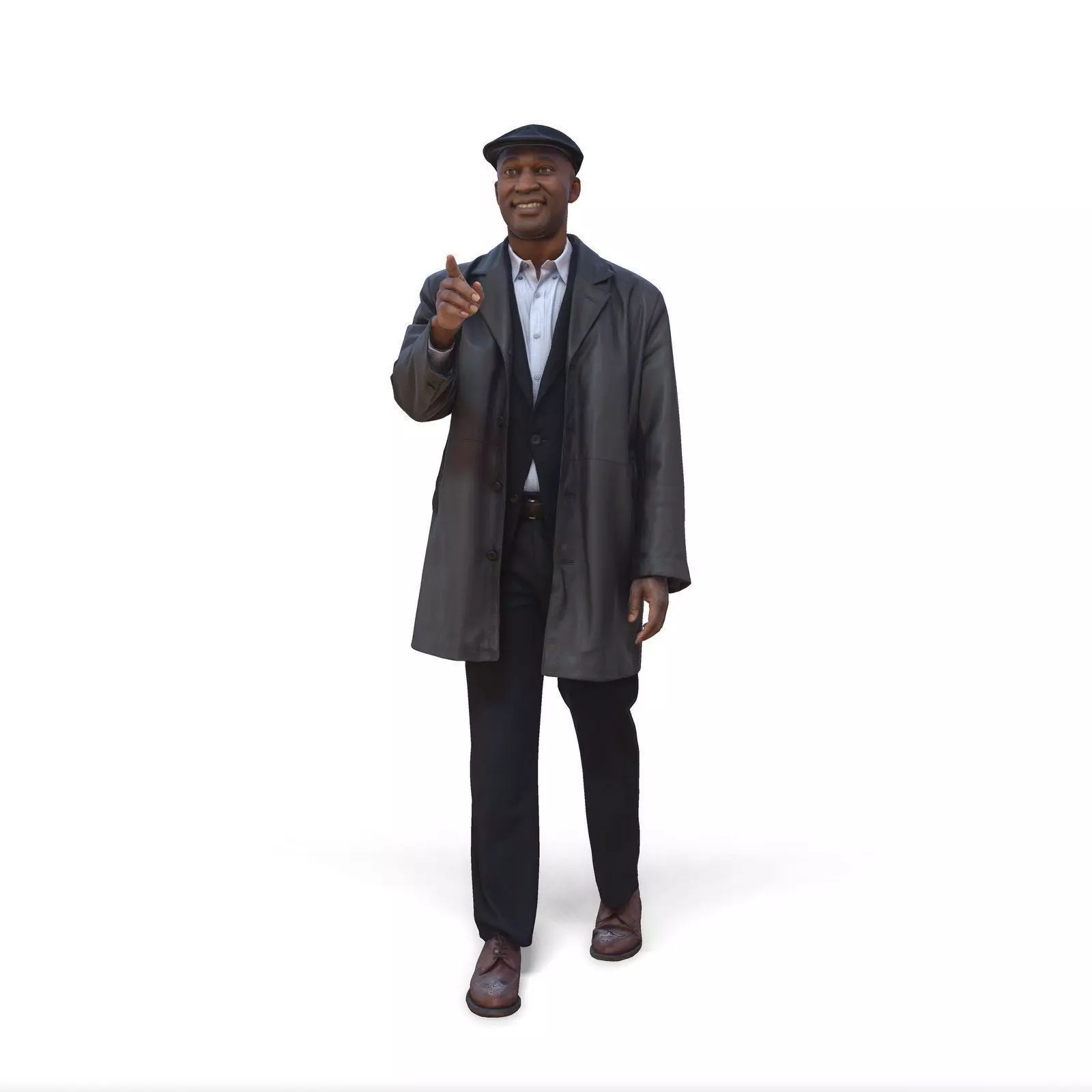 Man Pointing with Finger CMan0340-HD2-O02P01-S 3D model