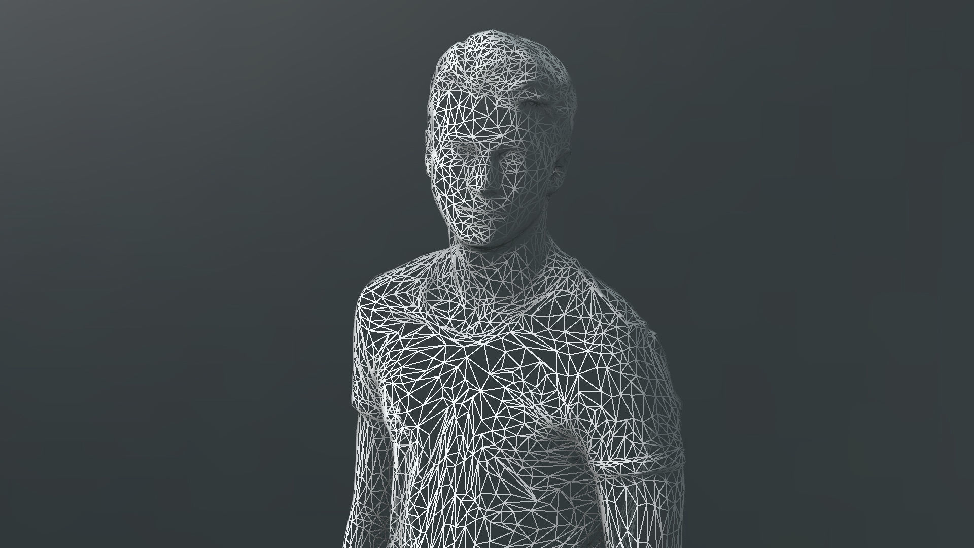 Human Character Low-poly 3D model_7