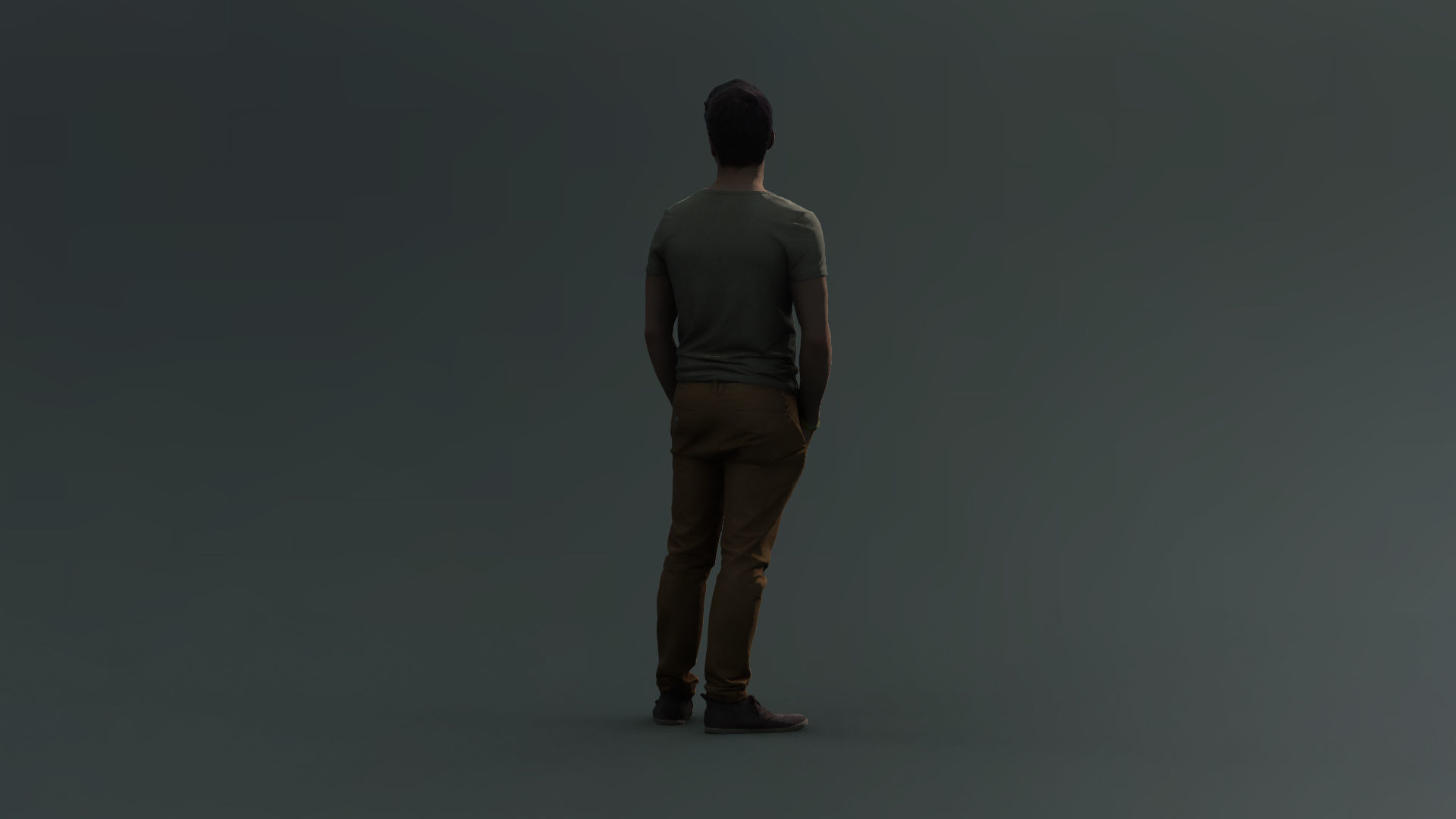 Human Character Low-poly 3D model_2