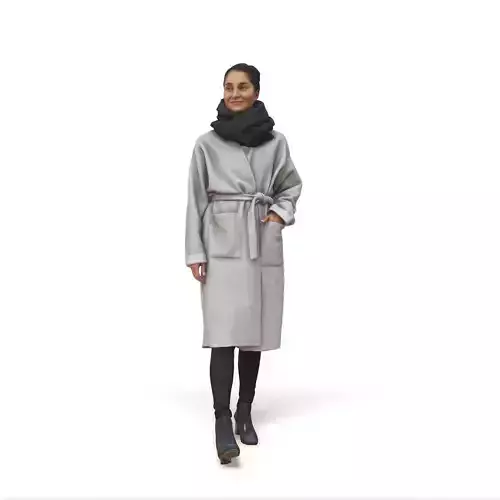 Woman with Classic Coat CWom0343-HD2-O02P01-S
