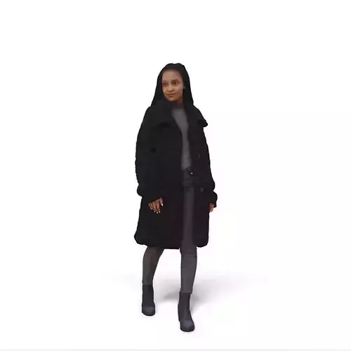 Stylish Woman with Coat CWom0342-HD2-O02P01-S