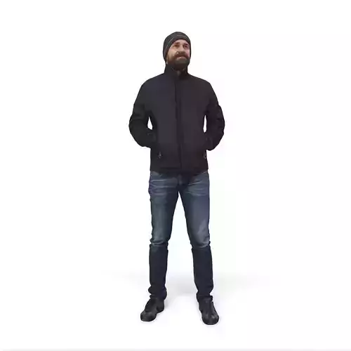 Simple Man with Hat CMan0343-HD2-O01P01-S