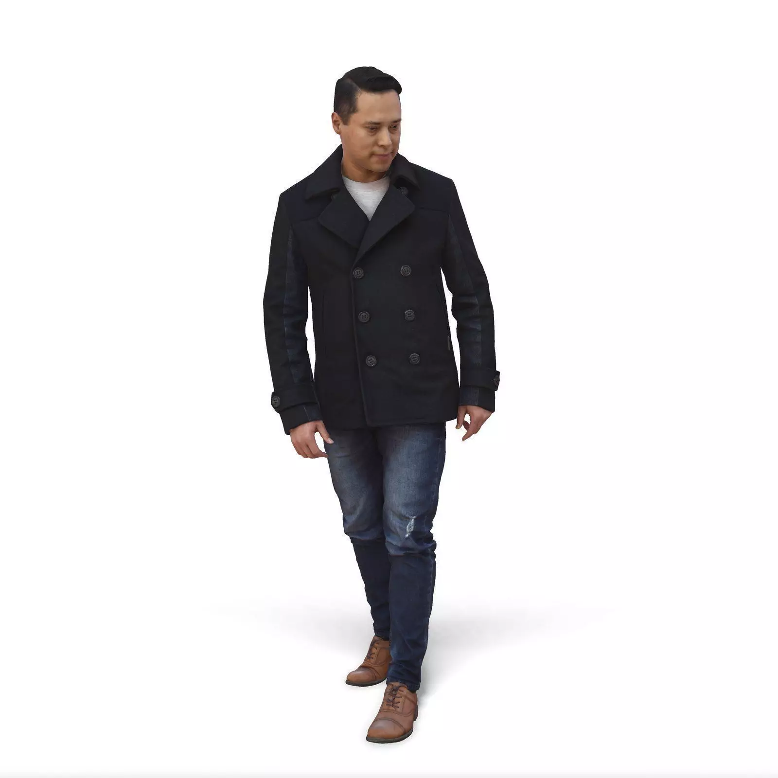 Casual Walking Man CMan0341-HD2-O01P01-S 3D model_0
