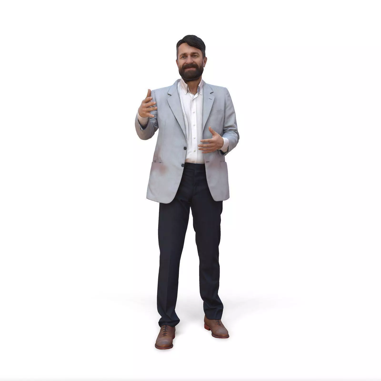 Talking Man with Suit CMan0338-HD2-O01P02-S 3D model_0