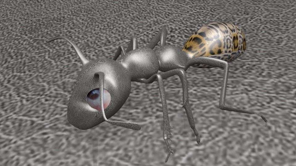 Scary Ant 3D model_2