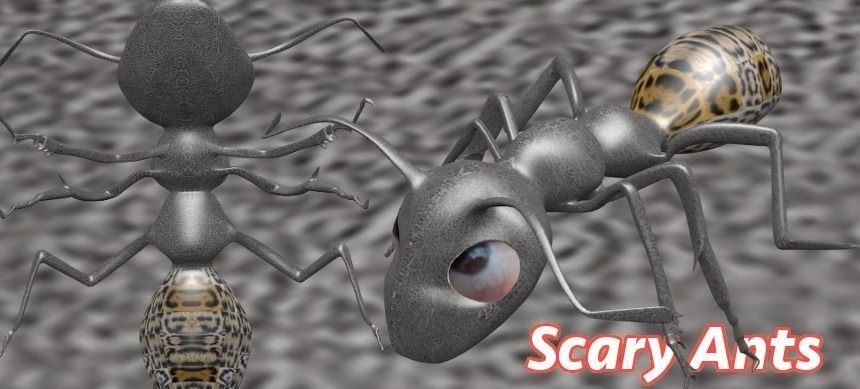 Scary Ant 3D model_0