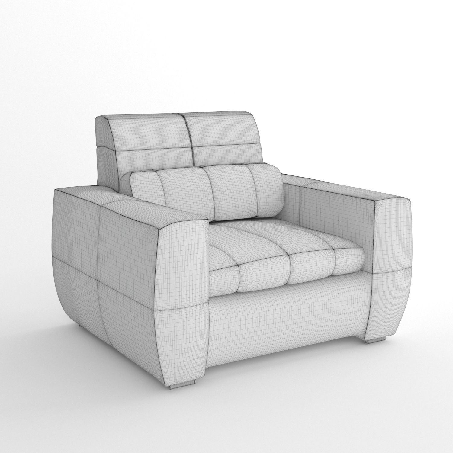 MODERN ARMCHAIR 3D model_3