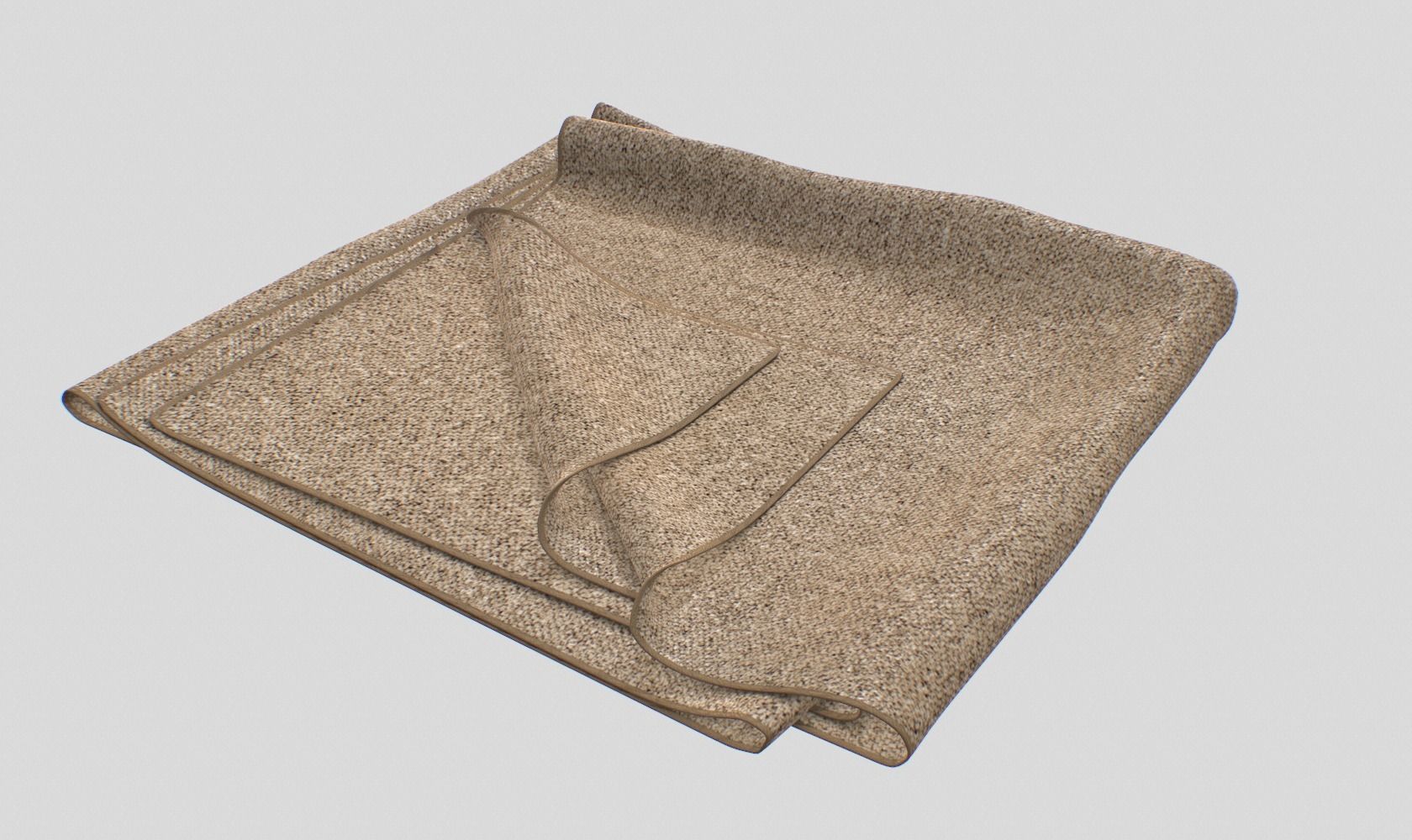 Blanket V1 Low-poly 3D model_6