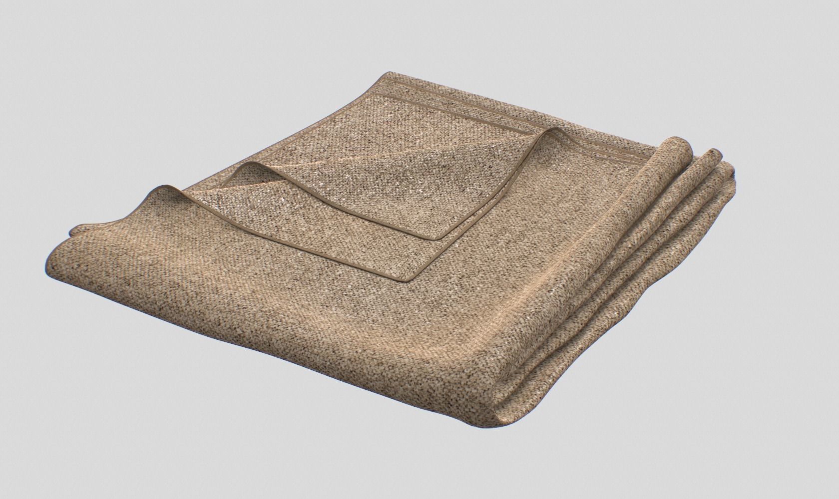 Blanket V1 Low-poly 3D model_4