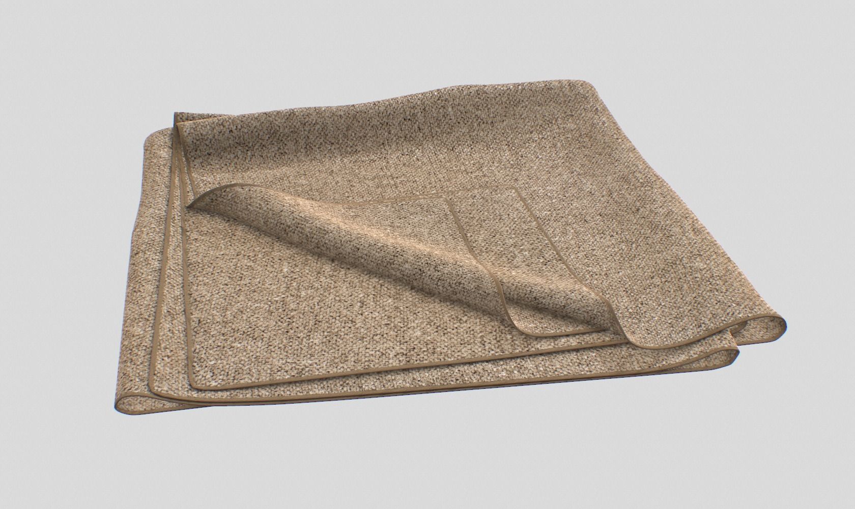 Blanket V1 Low-poly 3D model_7