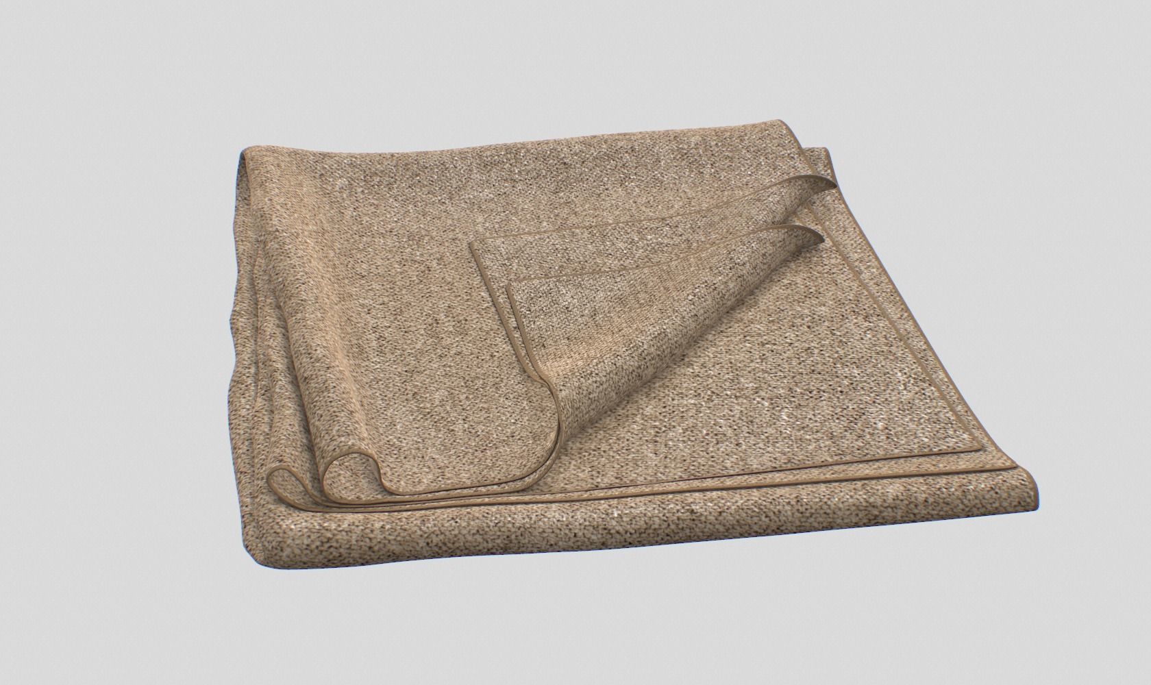 Blanket V1 Low-poly 3D model_1