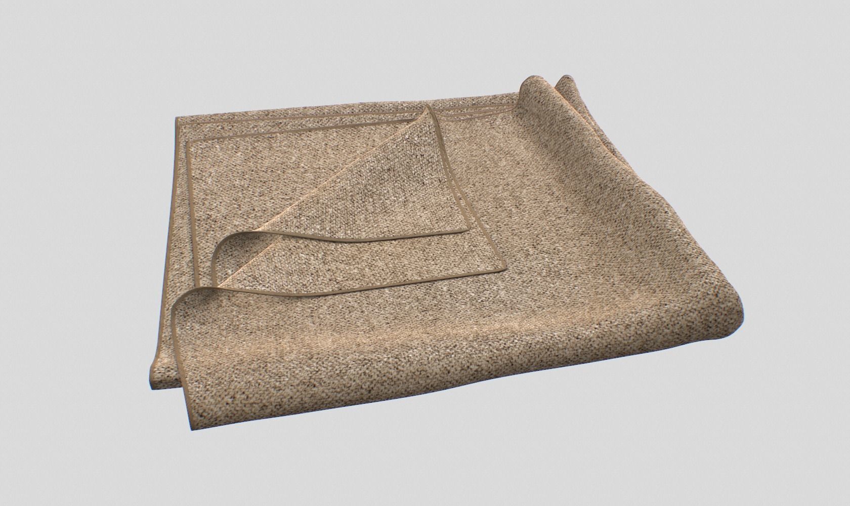 Blanket V1 Low-poly 3D model_5