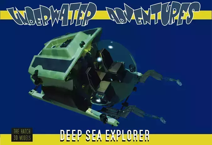 Deep SEa Explorer minisub 3D model
