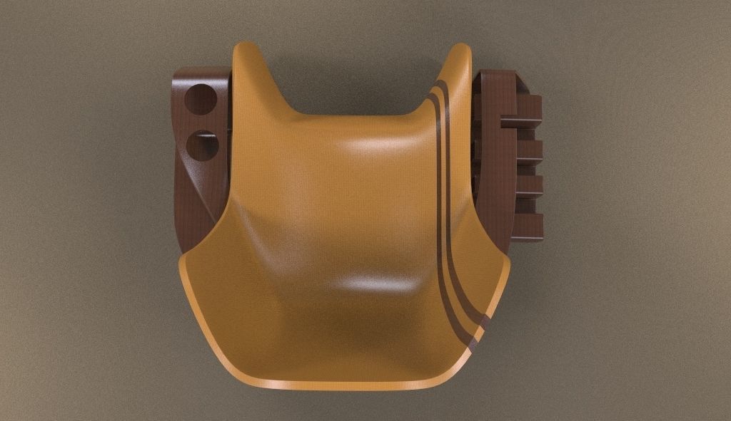 shelf chair 3D model_2