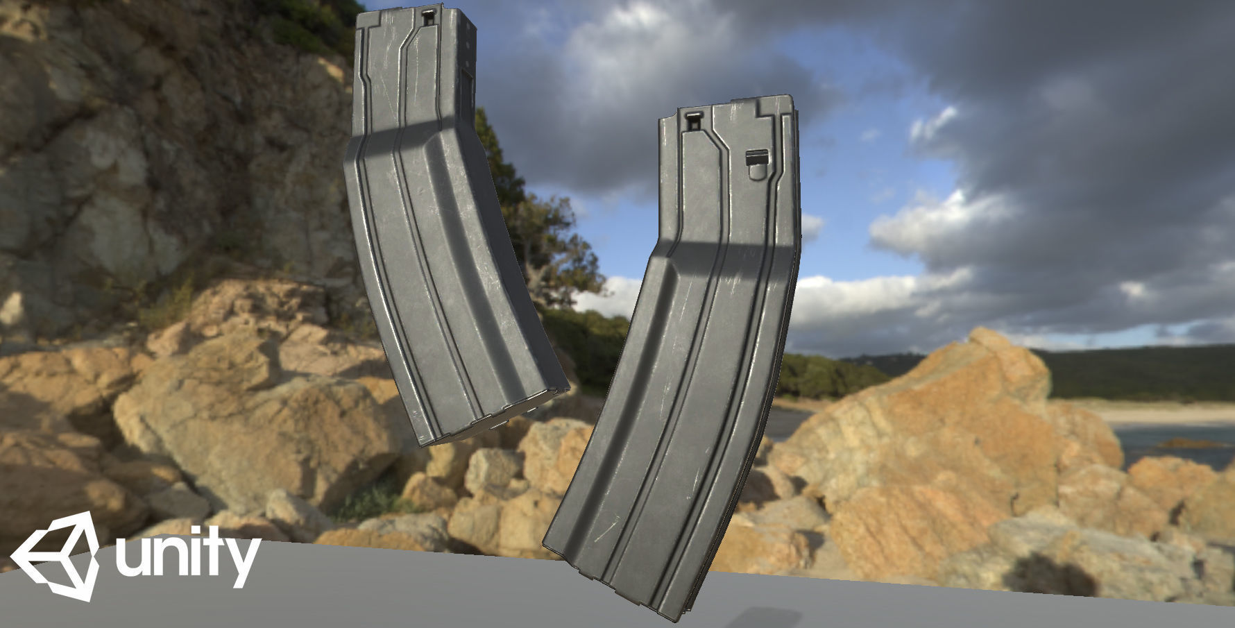 Sixty Round STANAG Magazine Low-poly 3D model_10