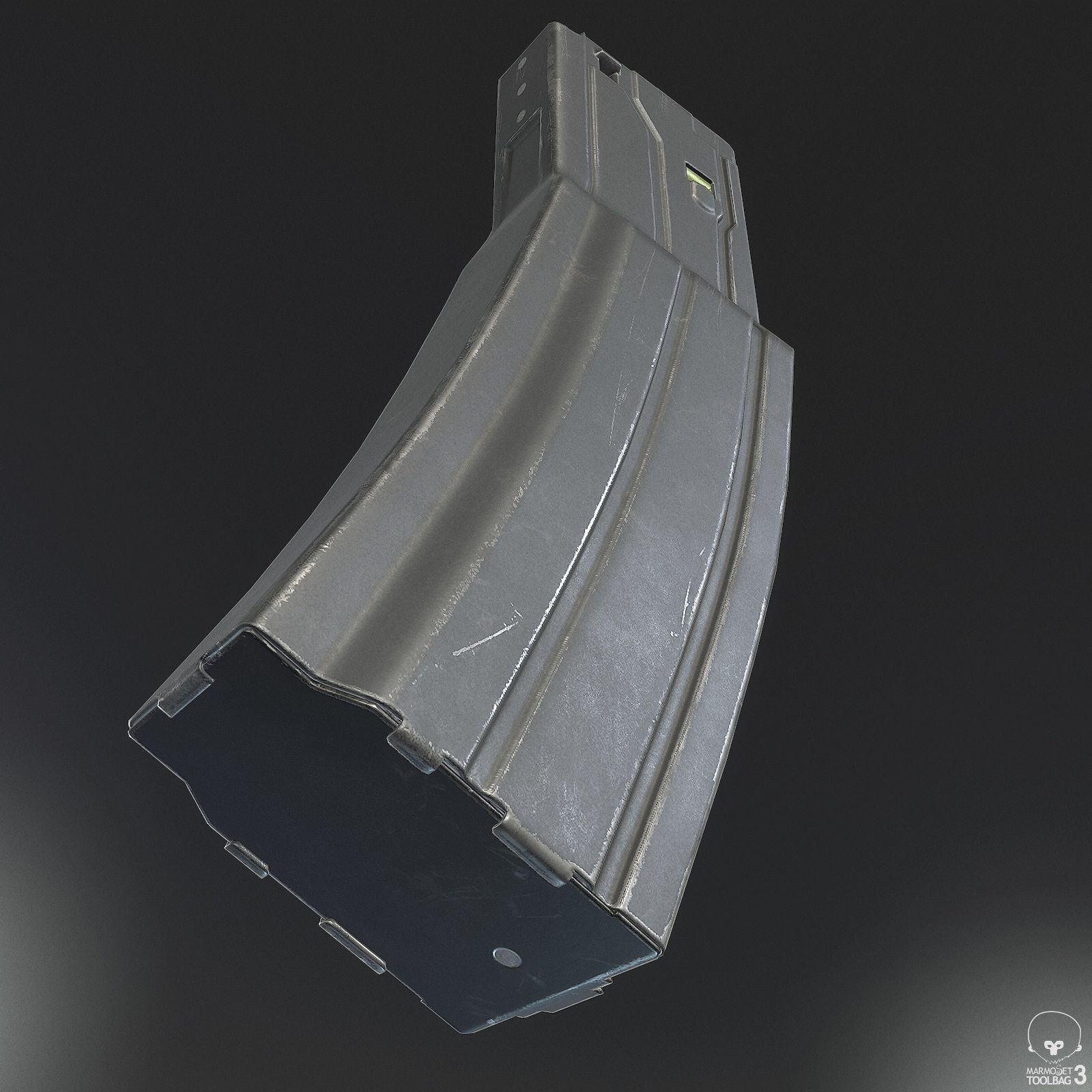 Sixty Round STANAG Magazine Low-poly 3D model_5