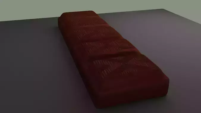 chocolate bar 3d model  Low-poly 3D model