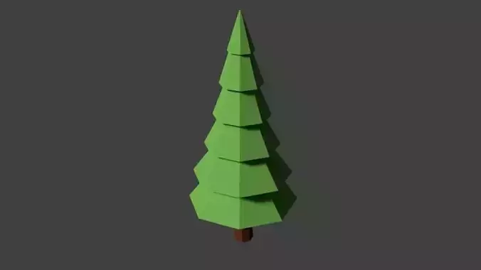 Low Poly Tree pine