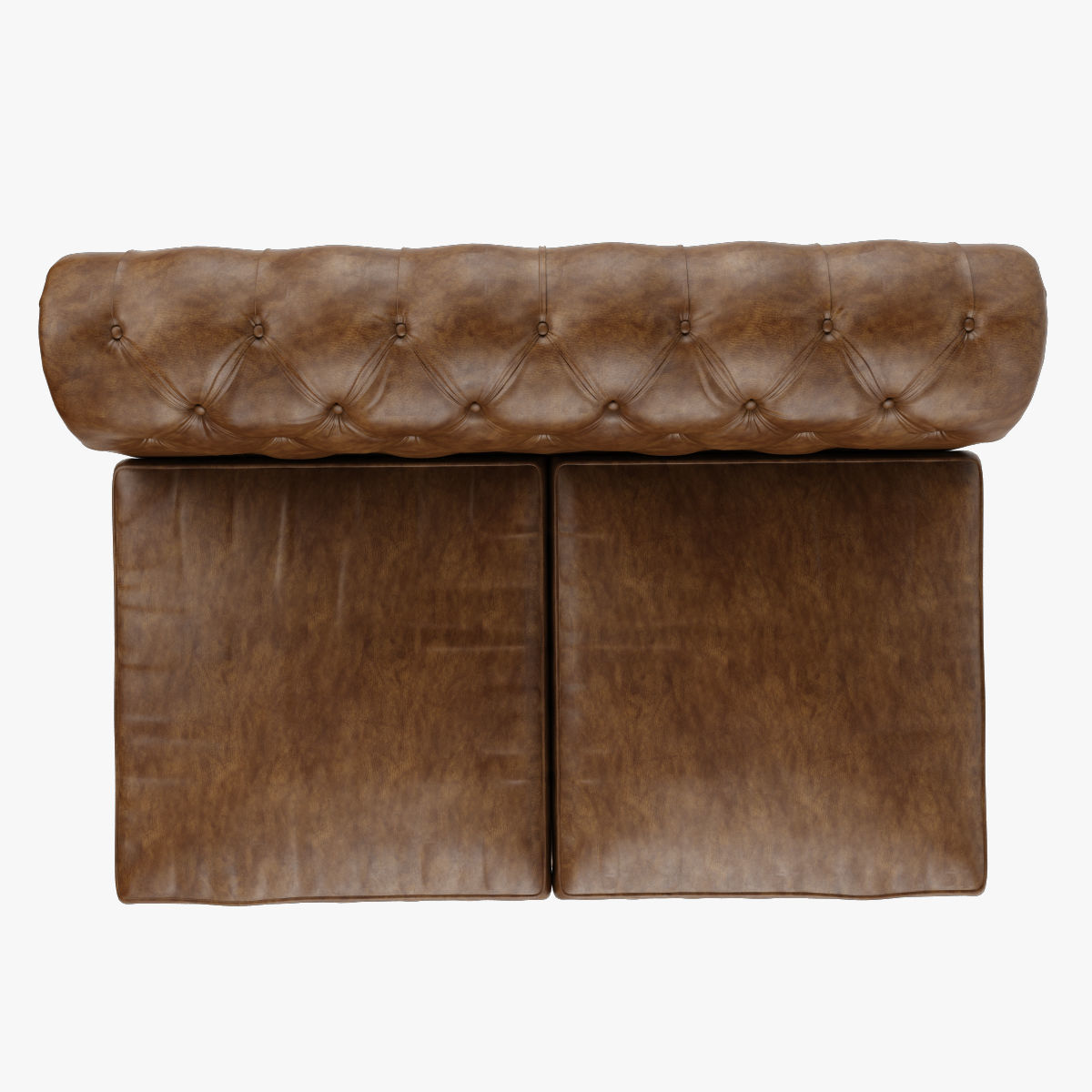 Restoration Hardware  60  Kensington Low-poly 3D model_4