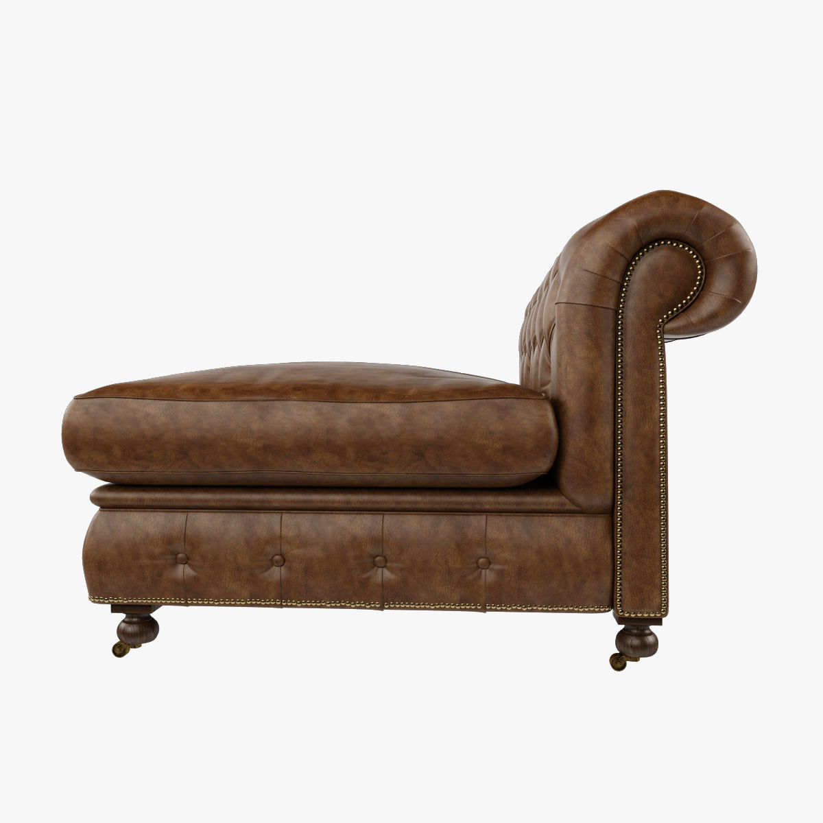 Restoration Hardware  60  Kensington Low-poly 3D model_2