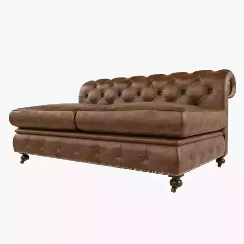 Restoration Hardware  60  Kensington Low-poly 3D model