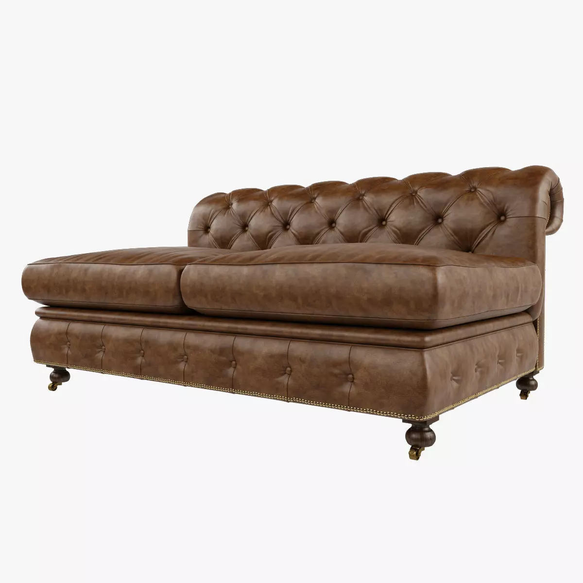 Restoration Hardware  60  Kensington Low-poly 3D model_0