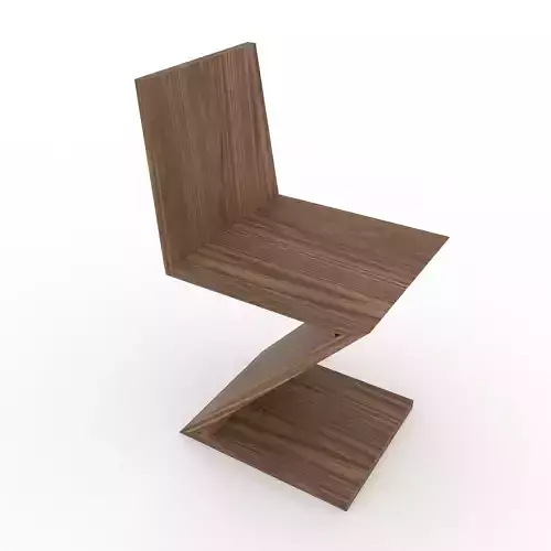 Gerrit Ritveld zig zag chair