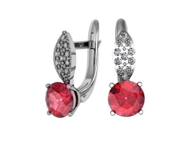 Earrings Tenderness set 3D print model