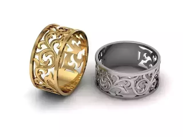 Rind cut decor set 3D print model