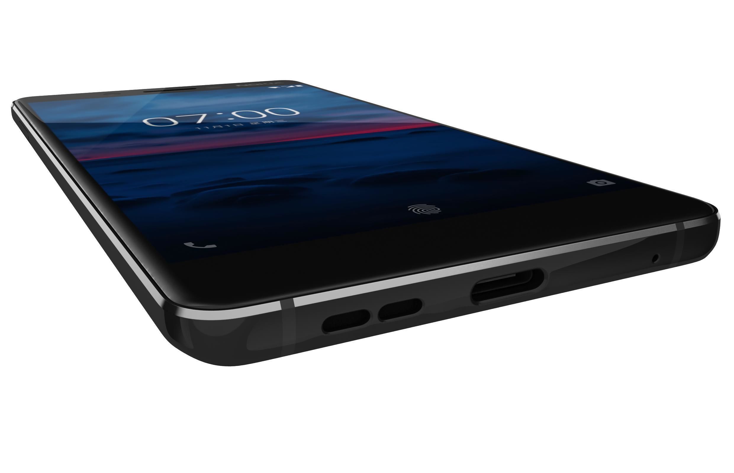 Nokia 7 Black And White 3D model_13