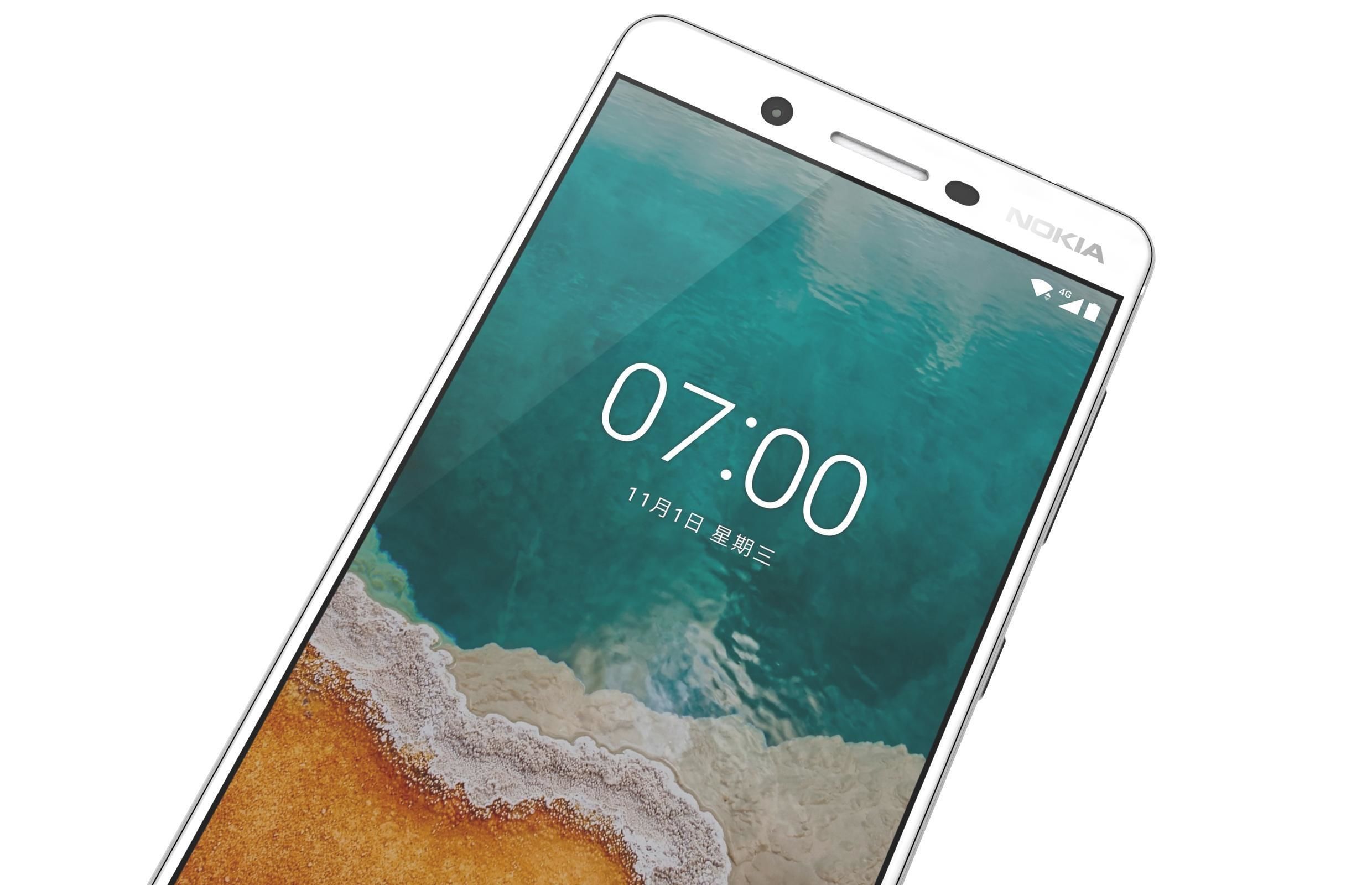 Nokia 7 Black And White 3D model_12