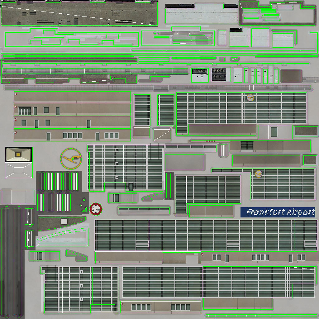 EDDF Terminal 1A2 1 Low-poly 3D model_18