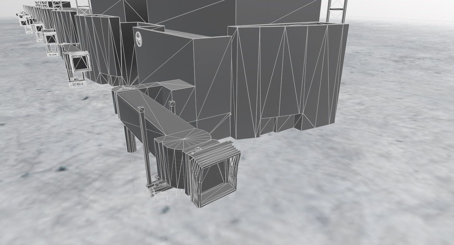 EDDF Terminal 1A2 1 Low-poly 3D model_16