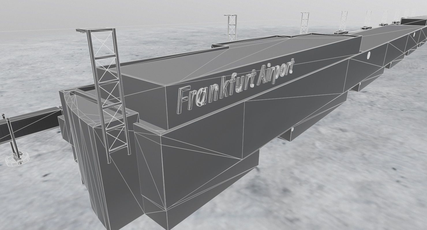 EDDF Terminal 1A2 1 Low-poly 3D model_15