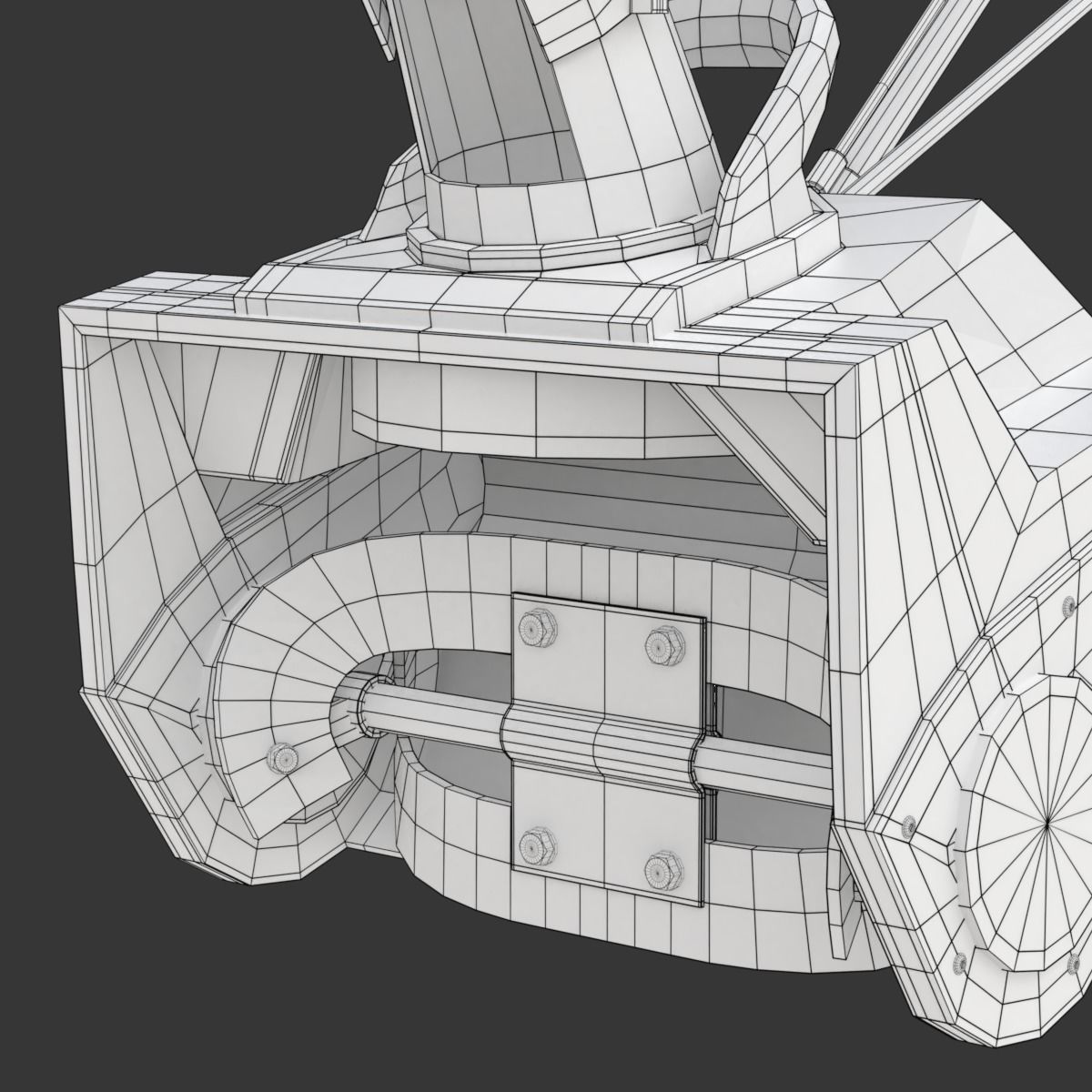 Electric Snow Blower 3D model_31