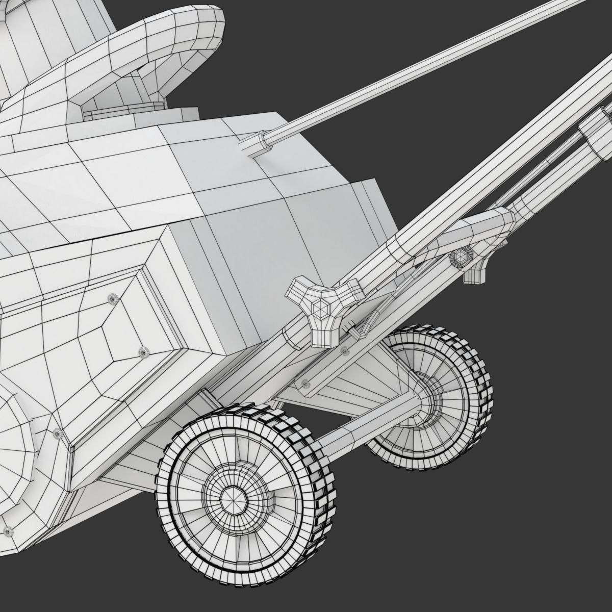 Electric Snow Blower 3D model_21